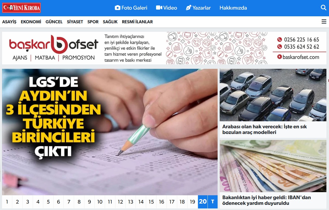 Aydın Haberleri - Yenikiroba.com